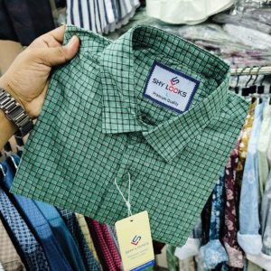 Cotton full Sleeve Check Shirt for Men's