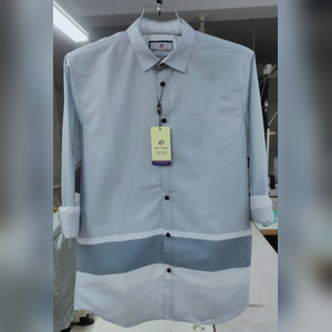 China Magnet Cotton Stripped full Sleeve Print Shirt