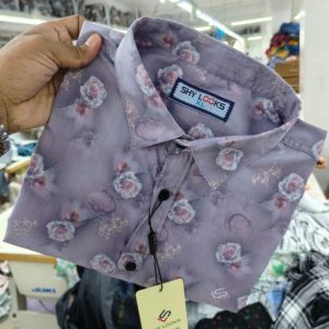 Luxury China Magnet Cotton Signature full Sleeve Print Shirt