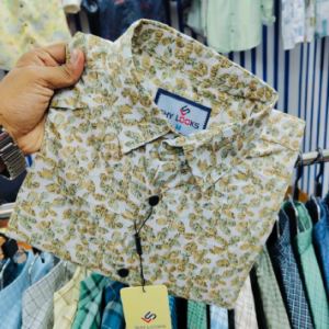 Shy Looks Pure Cotton full Sleeve Print Shirt for Men's