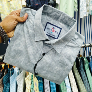 Shy Looks Pure Cotton full Sleeve Print Shirt for Men's