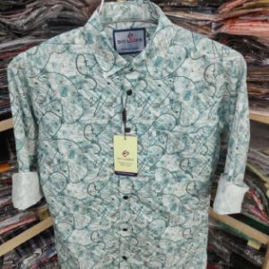 Premium full Sleeve China Magnet Print Shirt