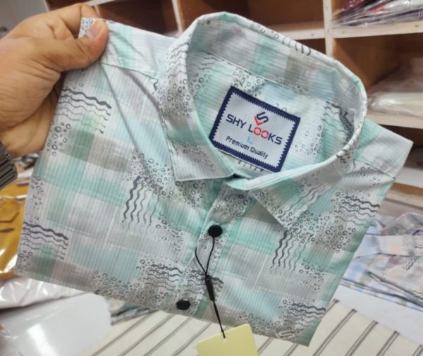 Premium full Sleeve China Magnet Print Shirt