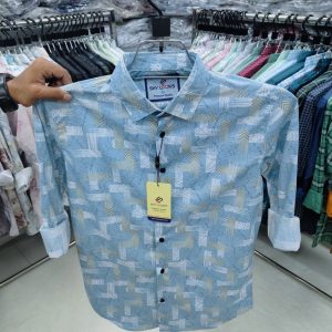 Pure Cotton full Sleeve Print Shirt