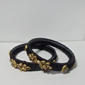 Handcrafted Black bangles