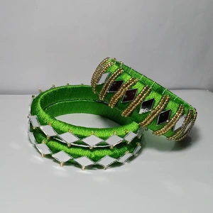 Spring dusk handmade bangles