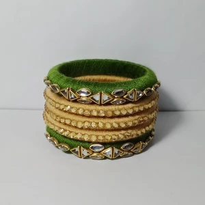 Olive aura bangles set