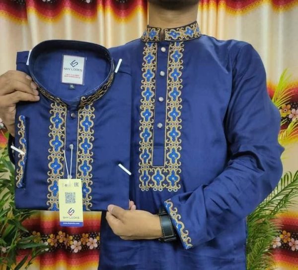 Shy Looks Luxury Semi Long Panjabi